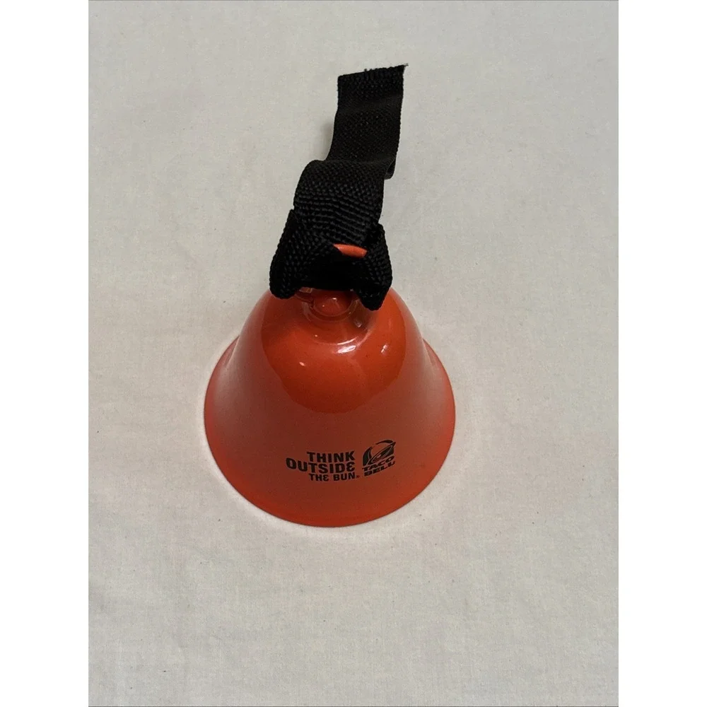 Taco Bell Winter X Games Thirteen Orange Metal Bell Advertisement Restaurant